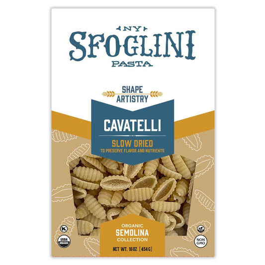 Cavatelli, Organic Durum Semolina Pasta