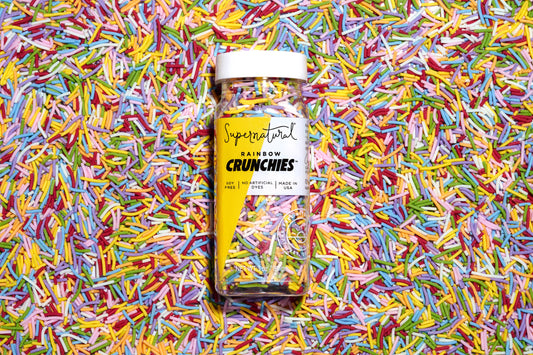 Dye-Free Rainbow Crunchies Sprinkles