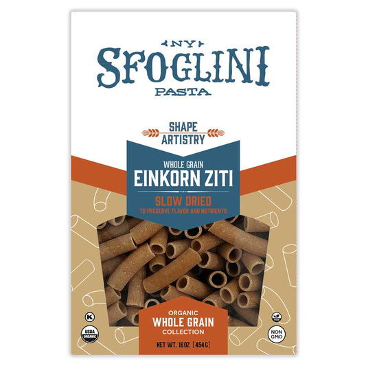 Einkorn Ziti, Organic Pasta